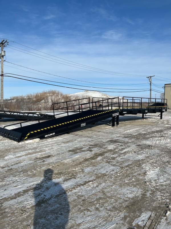 Stand Alone Platform in snow