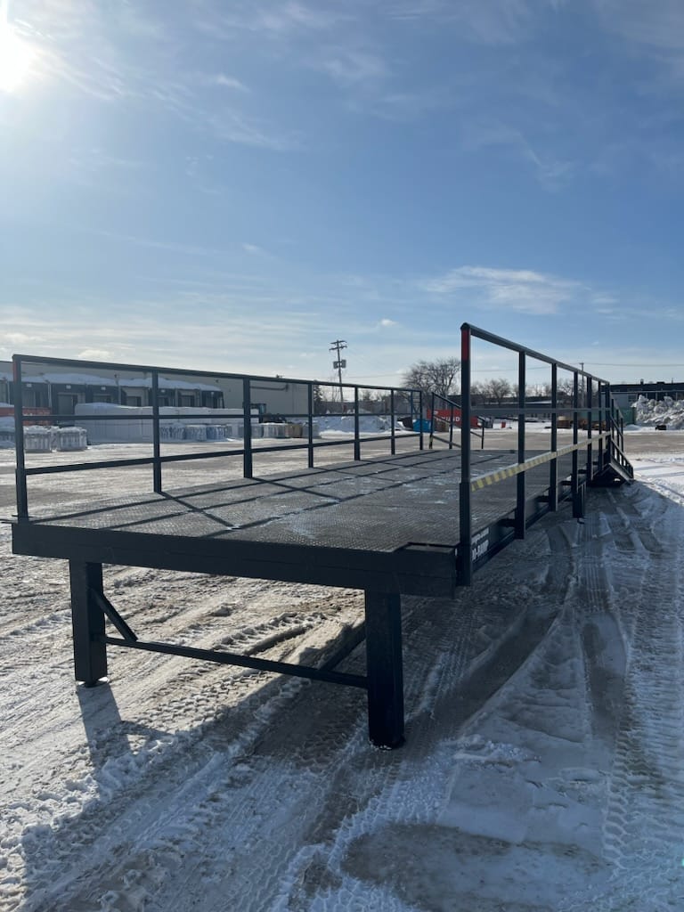 cold weather approved stand alone platform