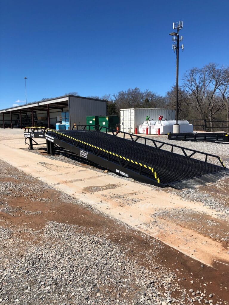 Stand alone platform in a yard