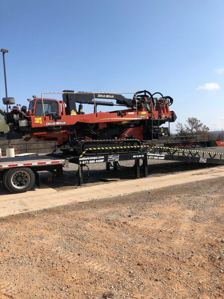 stand alone platform heavy machinery